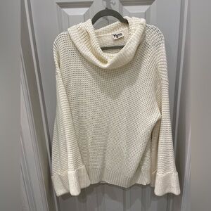 Show Me Your MuMu Cream Cowl Neck Sweater